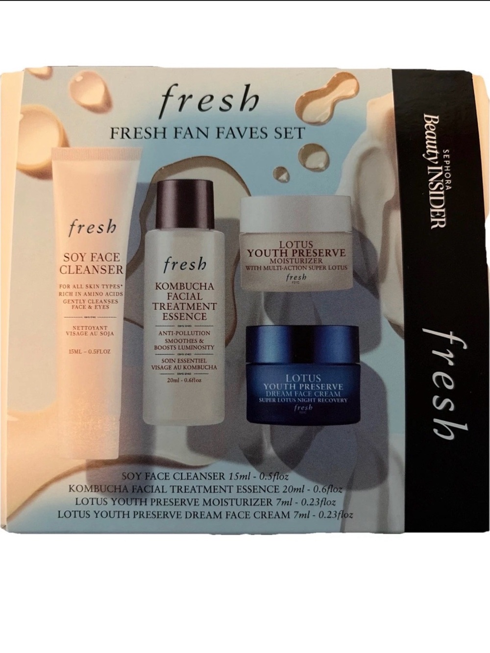 fresh fan faves Sephora skincare set